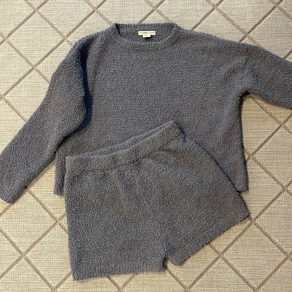 Cozy teddy set. Skims dupe